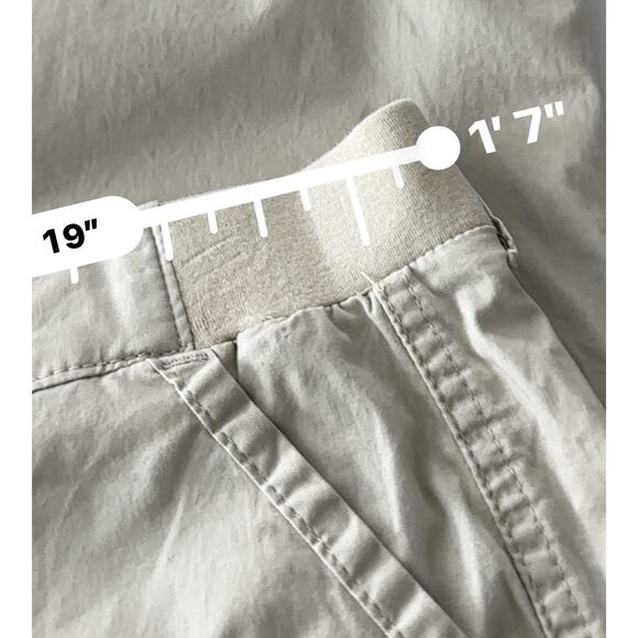 Lee Capri Pant Womens Tan 18 Medium Ultra Flex-To-Go Cargo NWT Casual - Picture 7 of 10